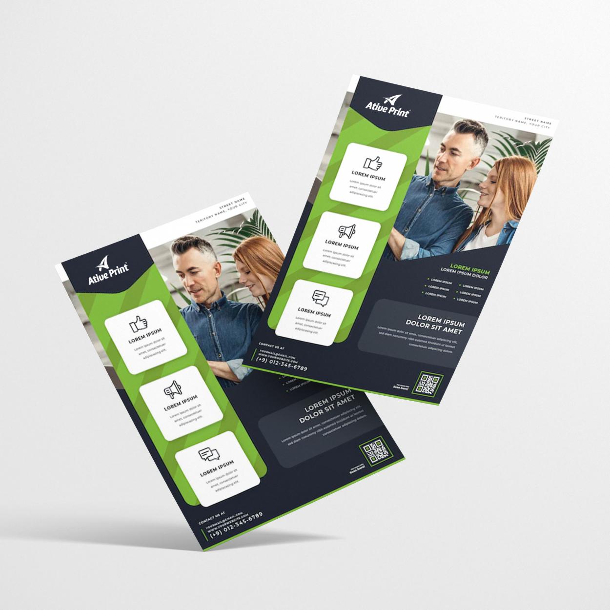 Panfletos, flyers e folhetosAtive Print • Gráfica Rápida • Comunicação Visual